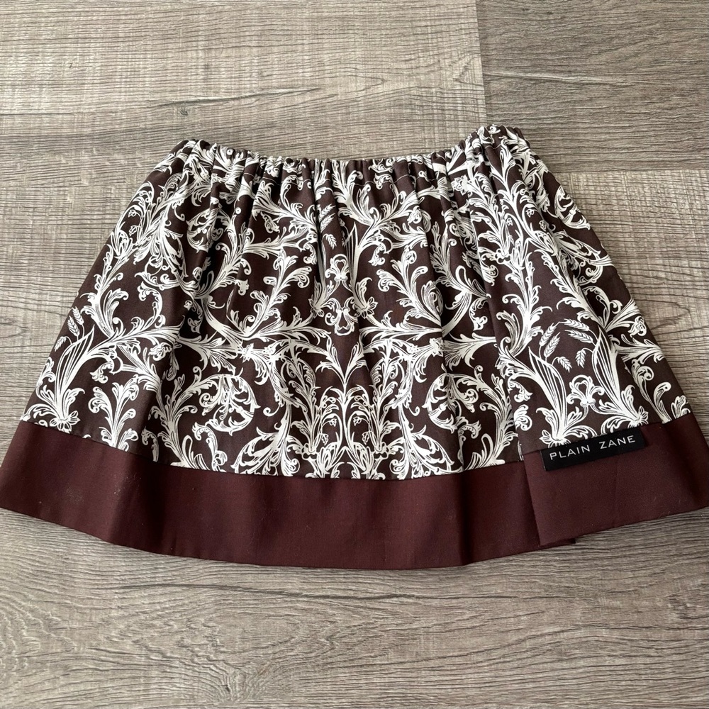 Custom Ornate Toile Pattern Skirt